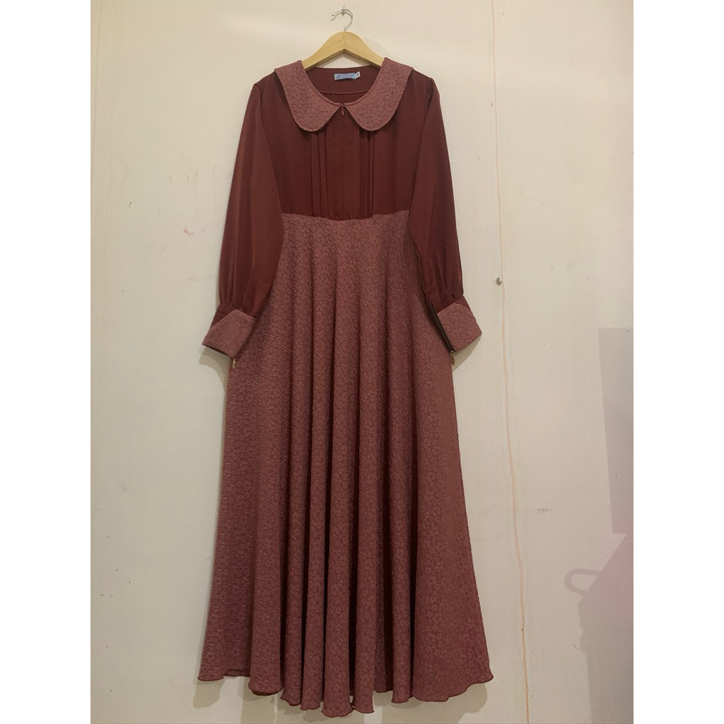 PL RH babung cinnamon size L satu set khimar