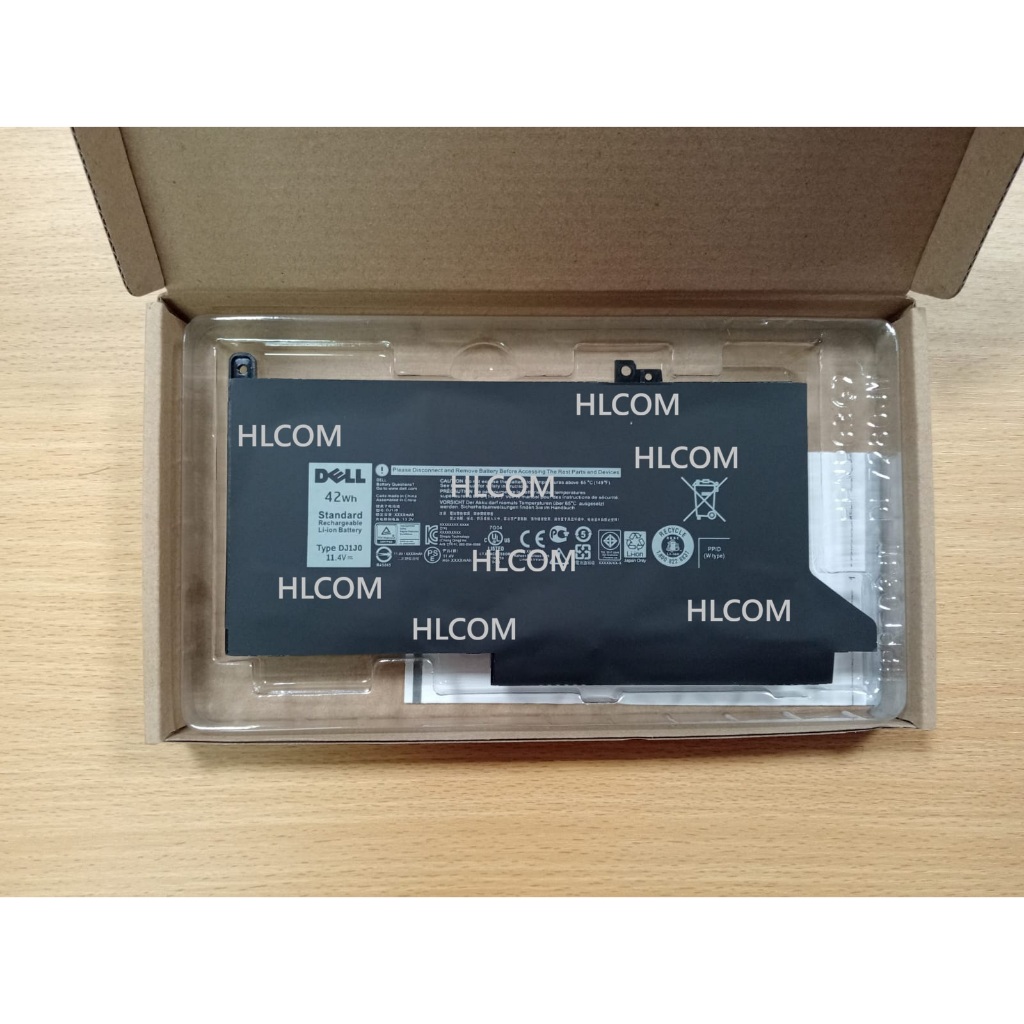 ORIGINAL Battery/ Batre Laptop Dell for Latitude E7280 E7480 E7290 E7380 E7390 E7490 SERIES DJ1J0 PG