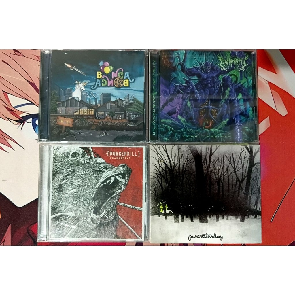 Paket Hemat (Cd Burgerkill, Bunuhdiri, Bongabonga dan Pure Saturday)
