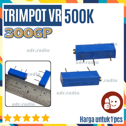 TRIMPOT VR 3006 P - 504 500k trimpot 500 kilo ohm 3006P 500 K 500 KILO OHM