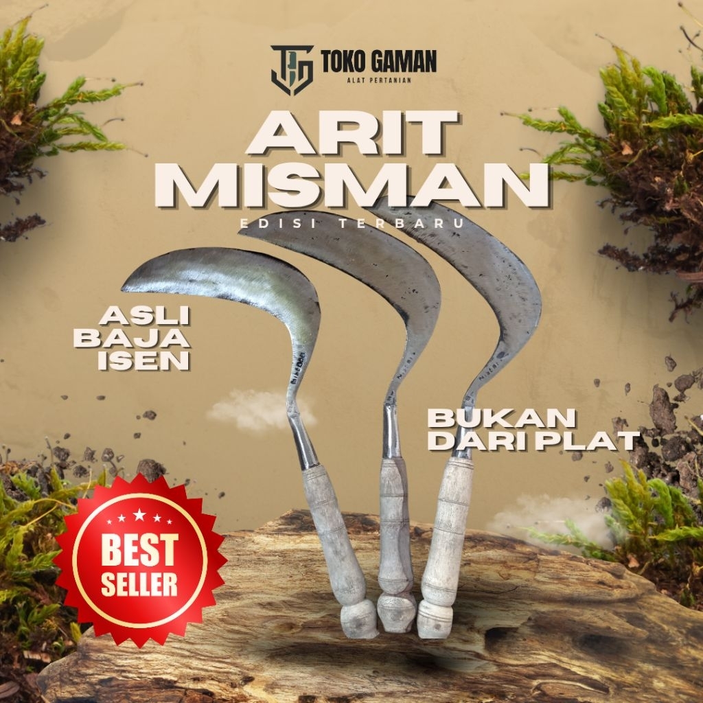 arit/sabit misman ukuran kecil bahan baja isen