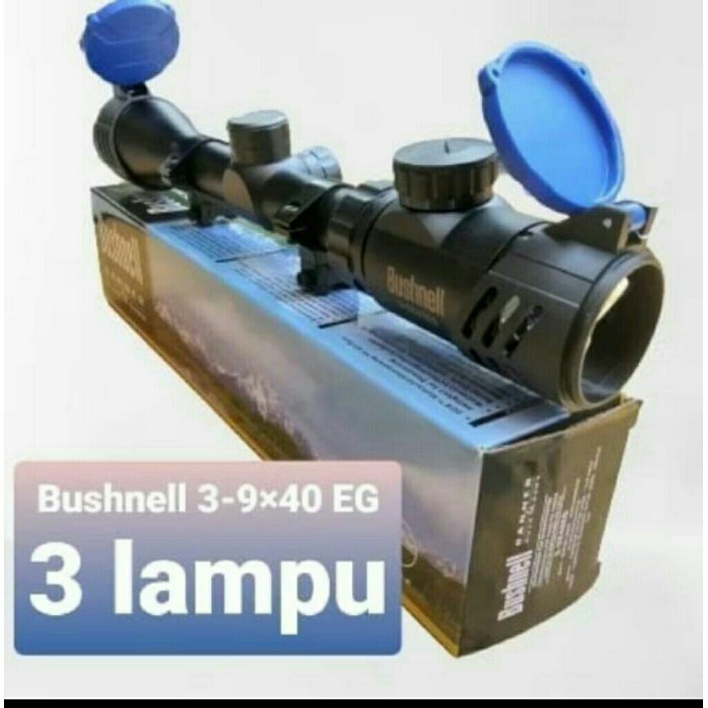 Teleskop Jarak Jauh 3-9x40 EG Siang Malam – Scope Senapan Angin Lensa Jernih Tahan Getar