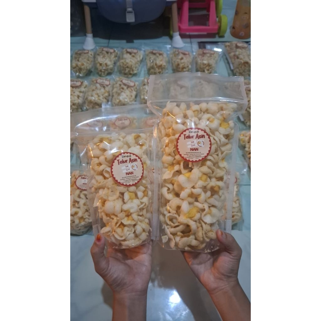 KERUPUK | KERUPUK TELUR ASIN | KERUPUK TELUR ASIN MATANG | TELUR BEBEK | CAMILAN