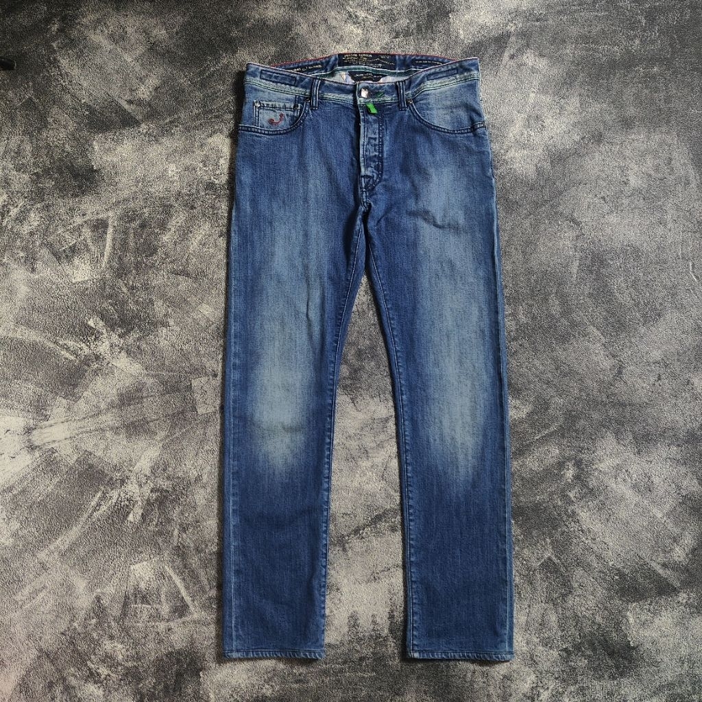 (32) JACOB COHEN Selvedge Stretch Denim Limited Edition