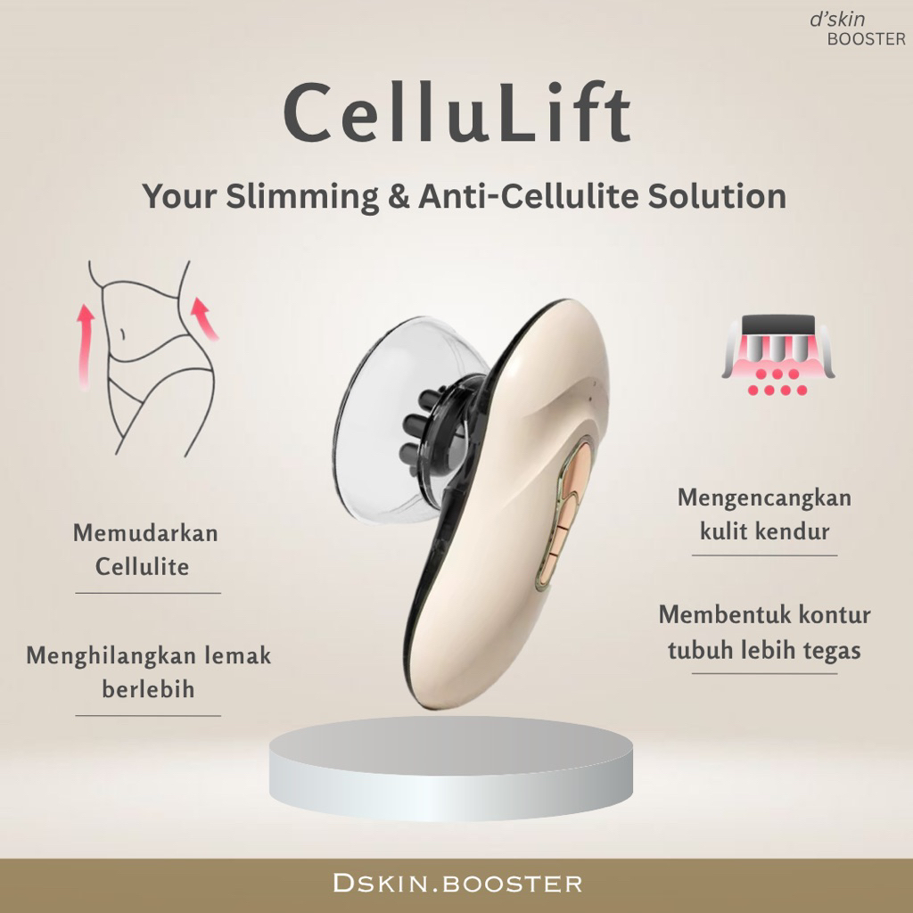 Dskinbooster- CelluLift (untuk slimming, body contouring, dan anti-cellulite & stretch marks )
