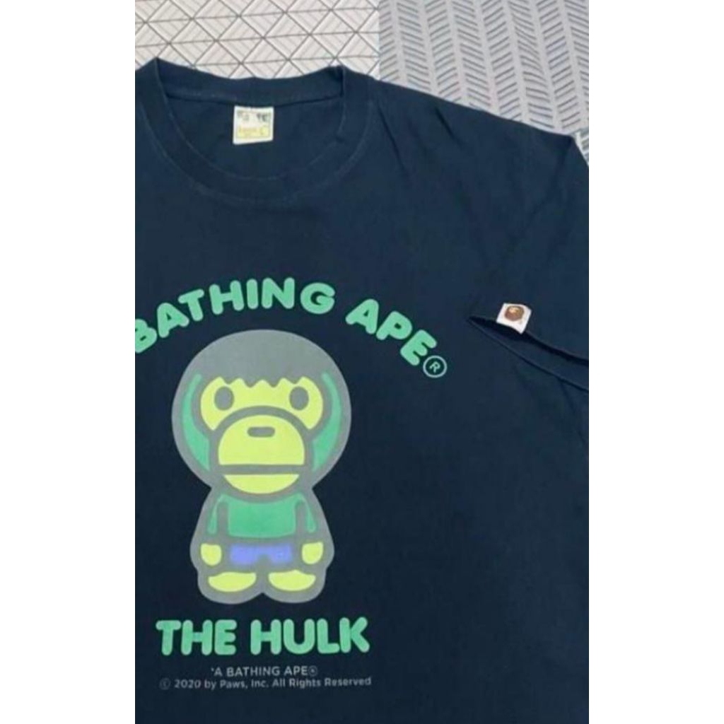 Kaos a bathing ape Bape preloved