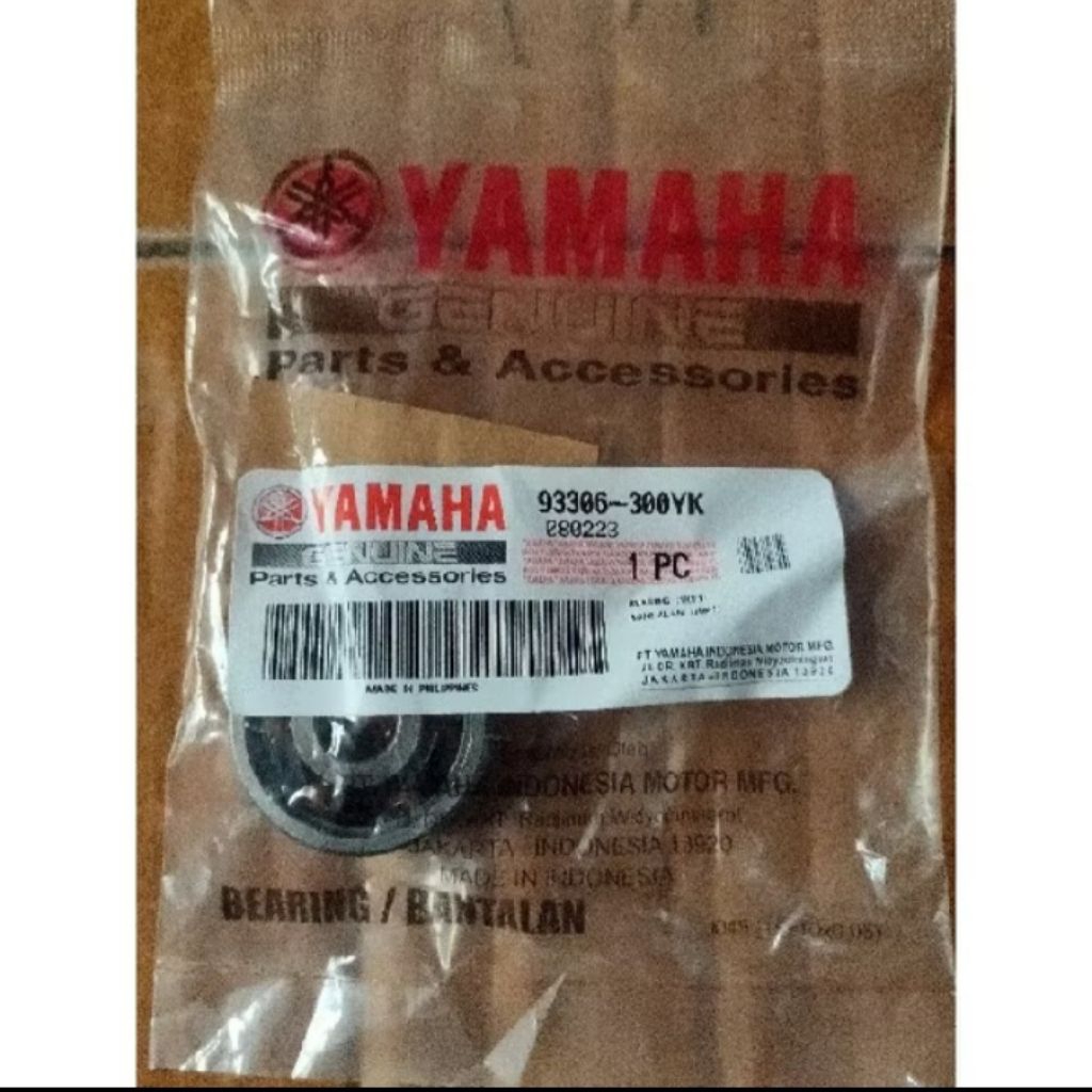 Bearing laher 6300 Ori 100% YGP Tanpa Tutup Yamaha