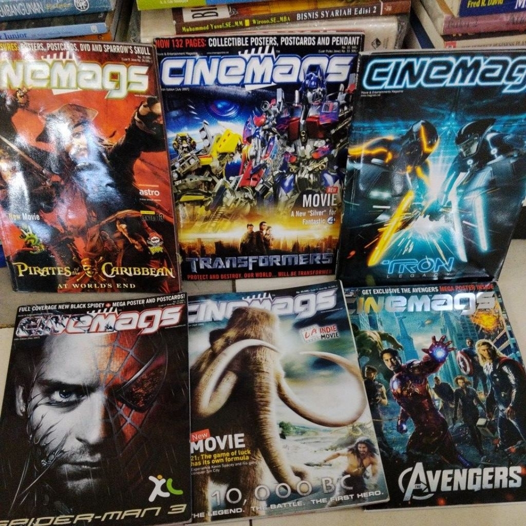 majalah cinemags bekas original ada bonusnya
