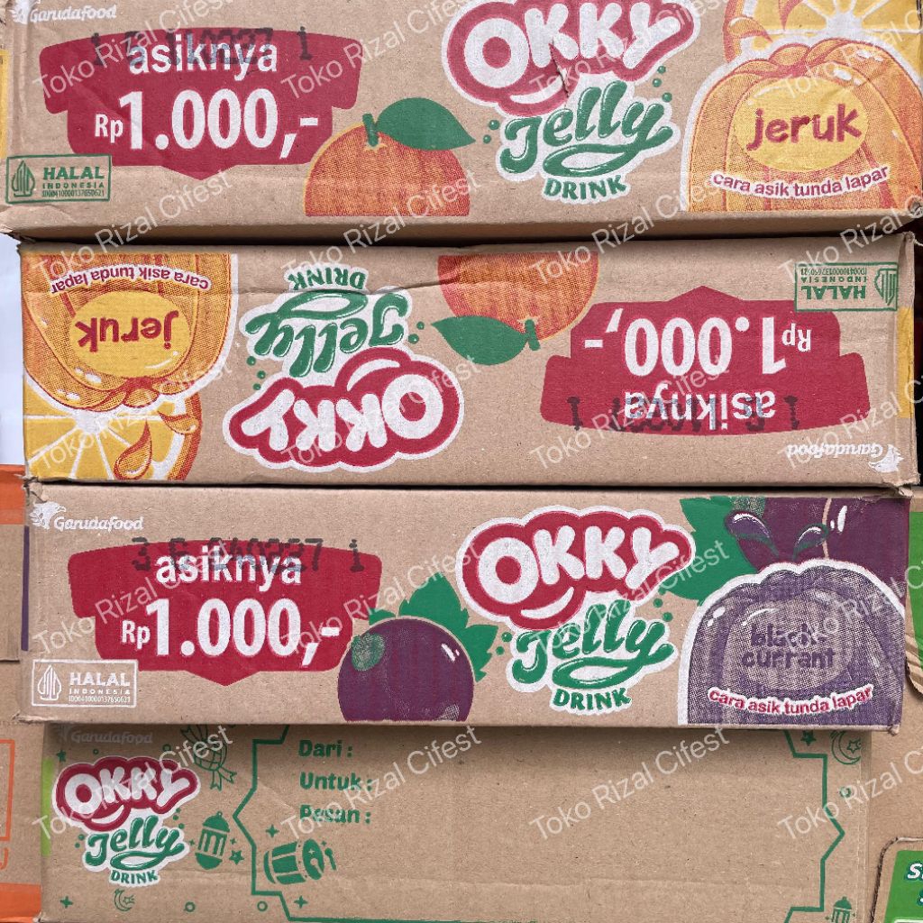 OKKY JELLY DRINK 1 DUS ISI 24 CUP