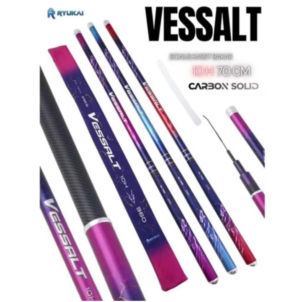 TEGEK RYUKAI VESSALT 10H 210/240/270/300/360/450 .... CARBON