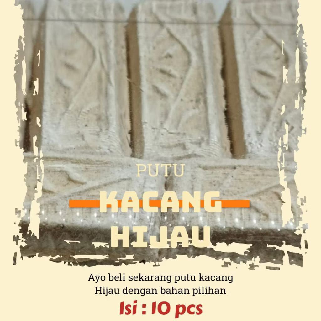 Kue Putu kacang hijau isi 10 oleh oleh khas Makassar Baruasa dan Bannang Bannang isi 10