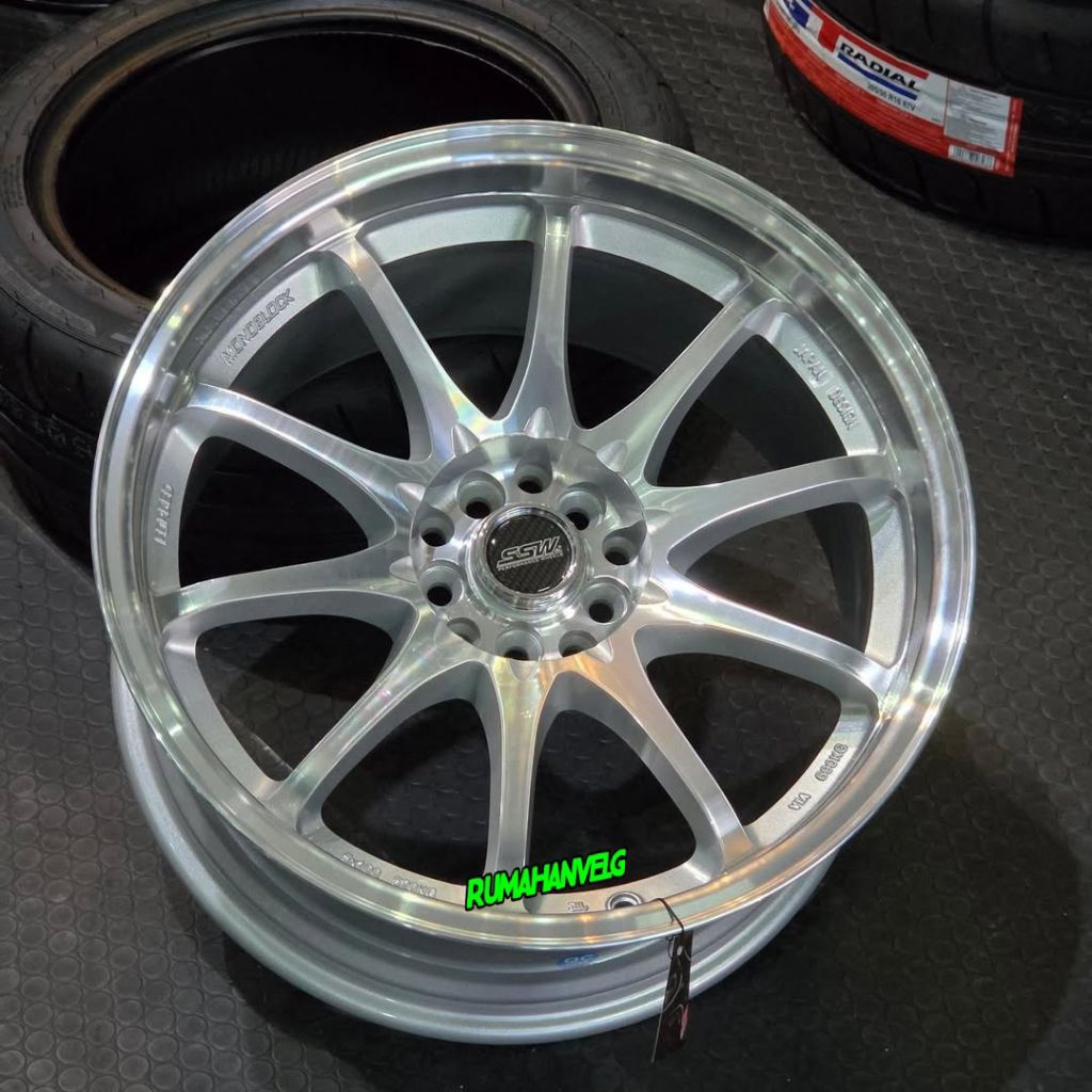 velg CE28 SSW ORIGINAL THAILAND r18 lebar 9,5 pcd 5x114,3 et 15 velg mobil ring 18 pnp mobil r18 reb