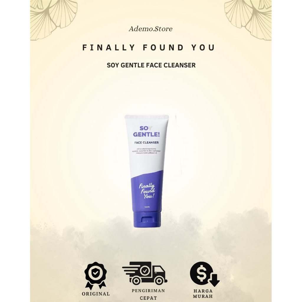 Finally Found You Soy Gentle Face Cleanser