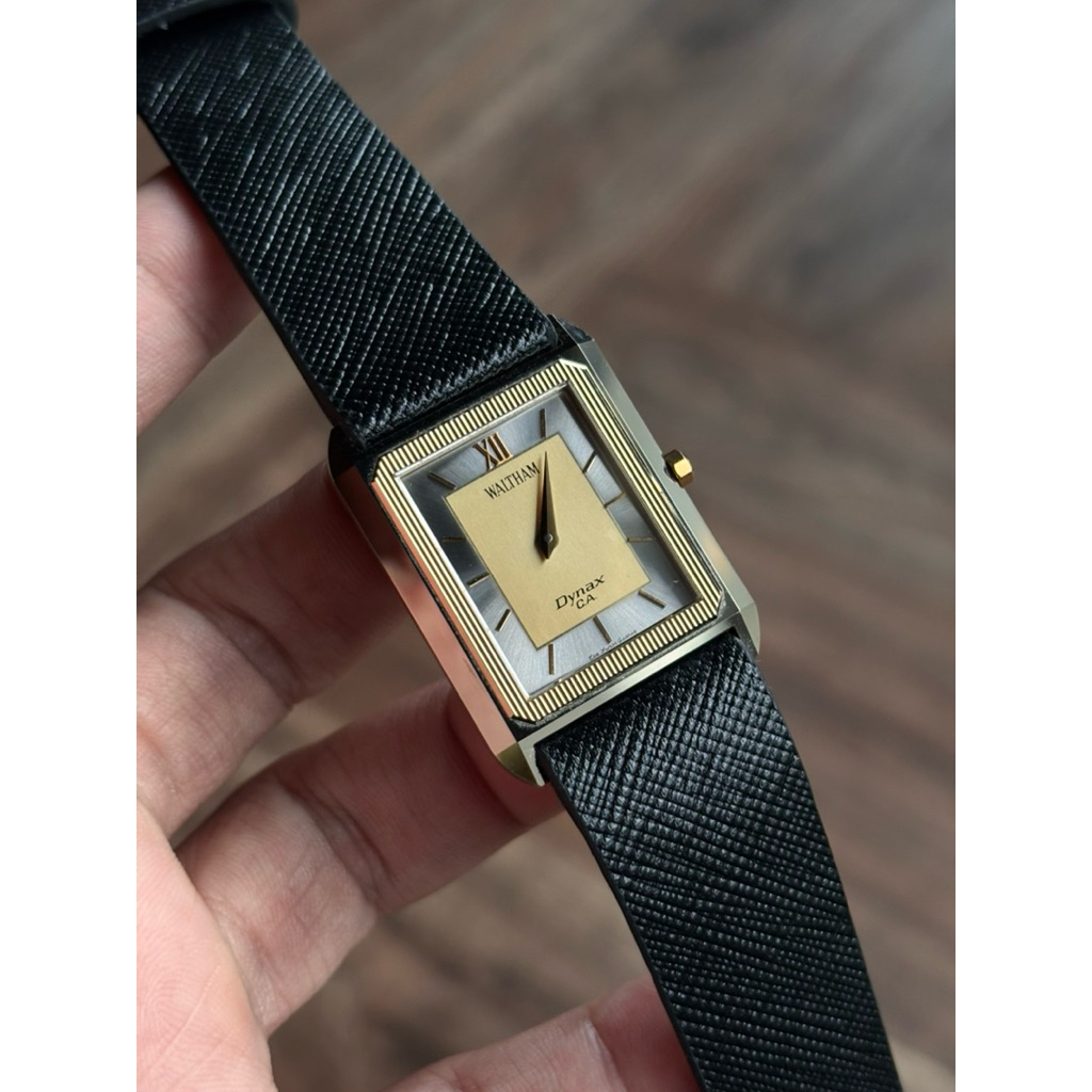jam tangan pria waltham dynax  tungsten case