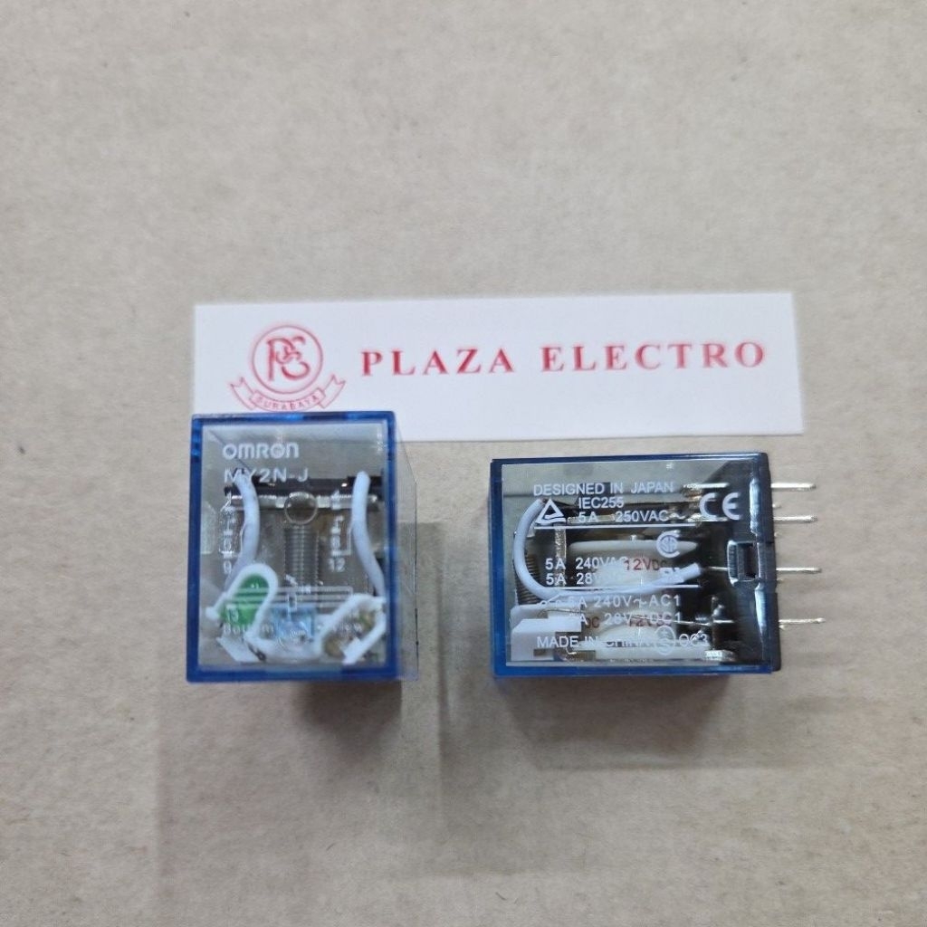 RELAY 12 VOLT 8P PIN 8 KAKI TUMPUL OMRON MY2N ASLI ORIGINAL
