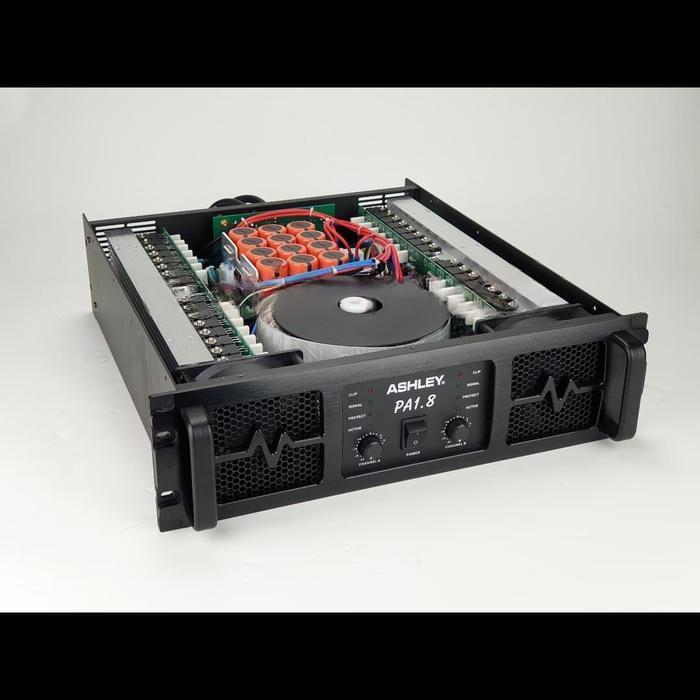 Power Amplifier Ashley PA1.8 Power Ampli Ashley PA 1.8 Class GB Original 1800 Watt Subwoofer Kelas G