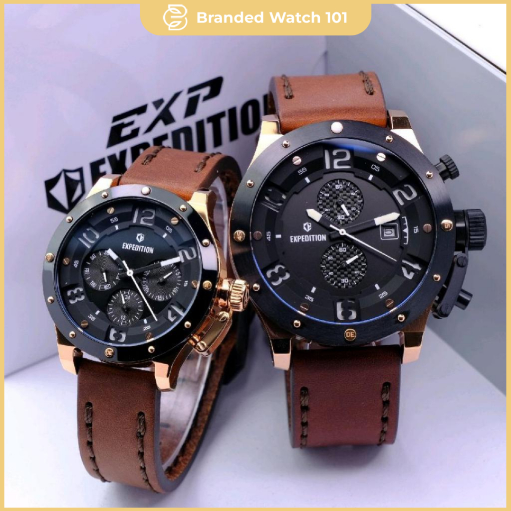 ORIGINAL Jam Tangan Pria & Wanita Expedition EXP 6381 / EXP6381 / E 6381 / E6381 / 6381 Garansi Resm