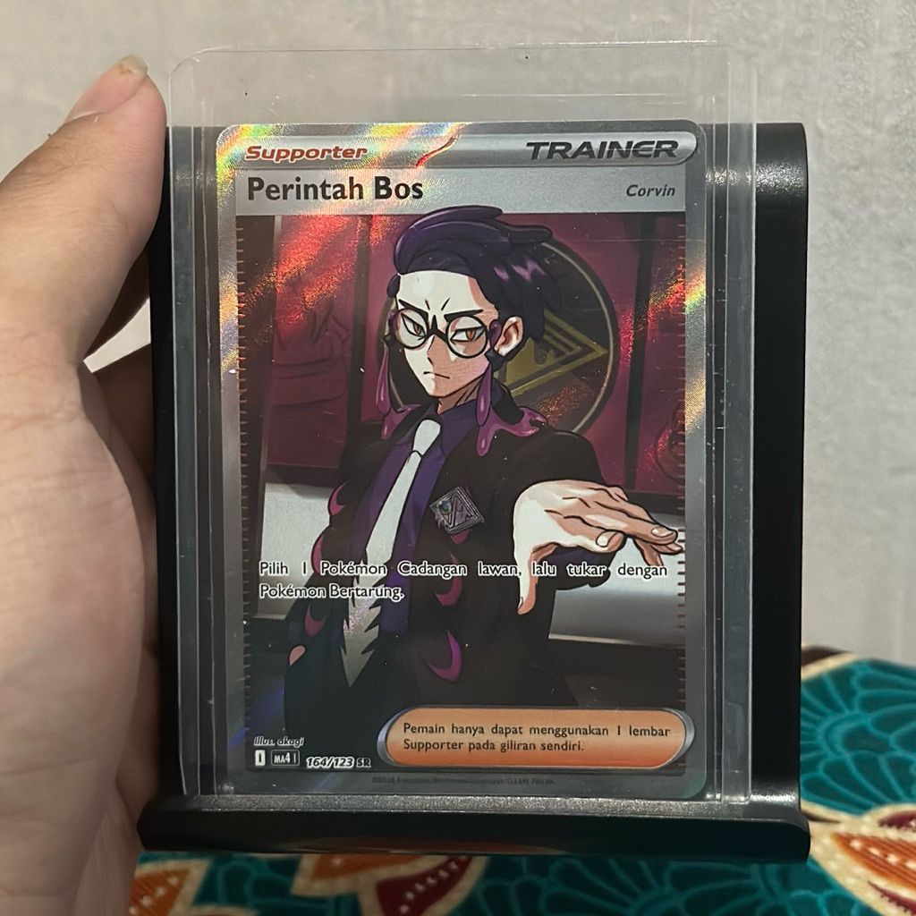 SR Perintah Bos Trainer ID / Kartu Pokemon SR / Original Indonesia