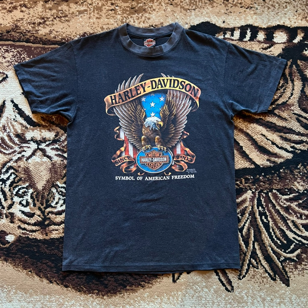 harley davidson vintage 3D emblem