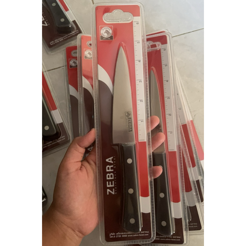 pisau zebra pisau utility knife chef 5