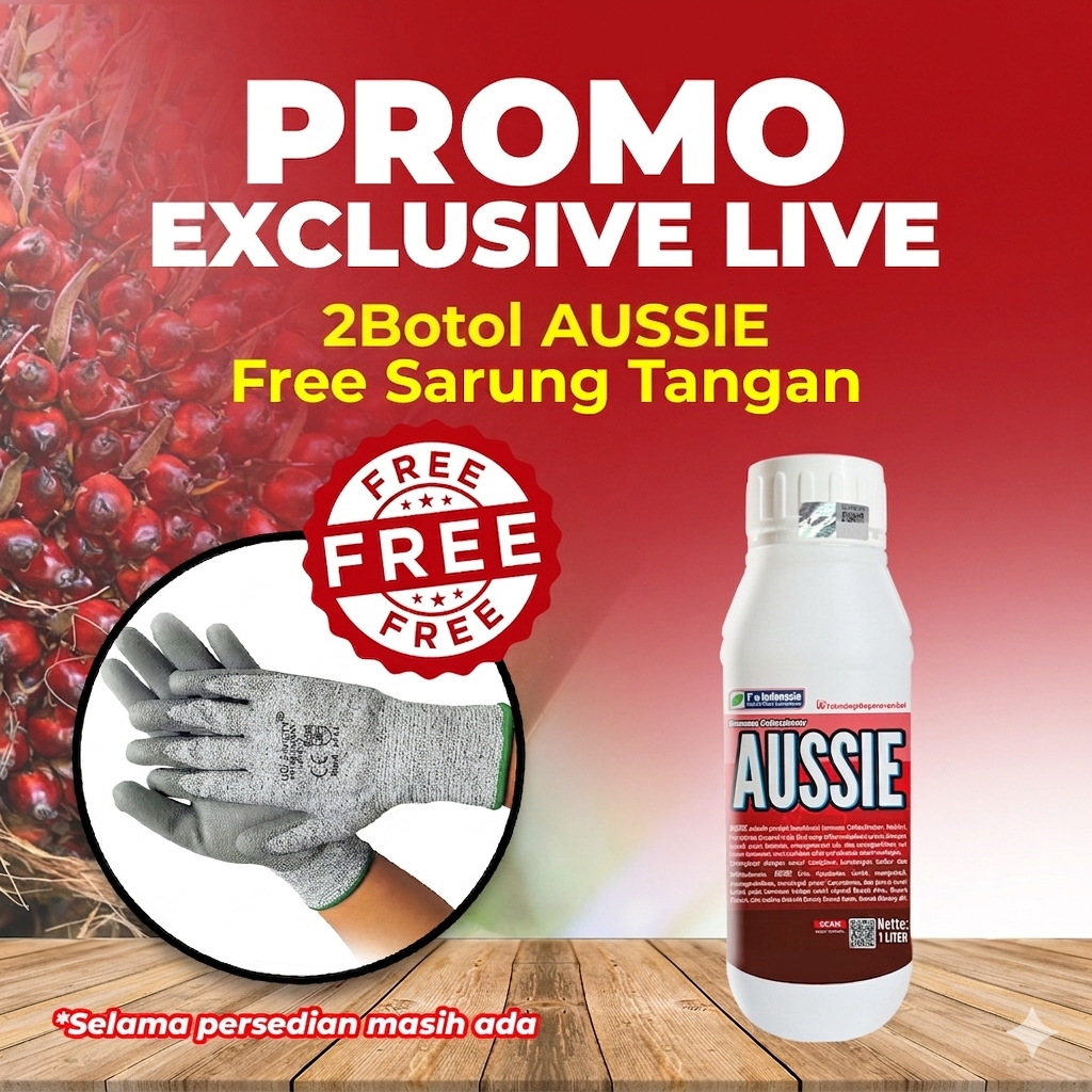 [EXCLUSIVE LIVE] Bundling 2 Aussie Free Gift -  Booster Cair Alami Obat Bercak Daun Sawit Original A