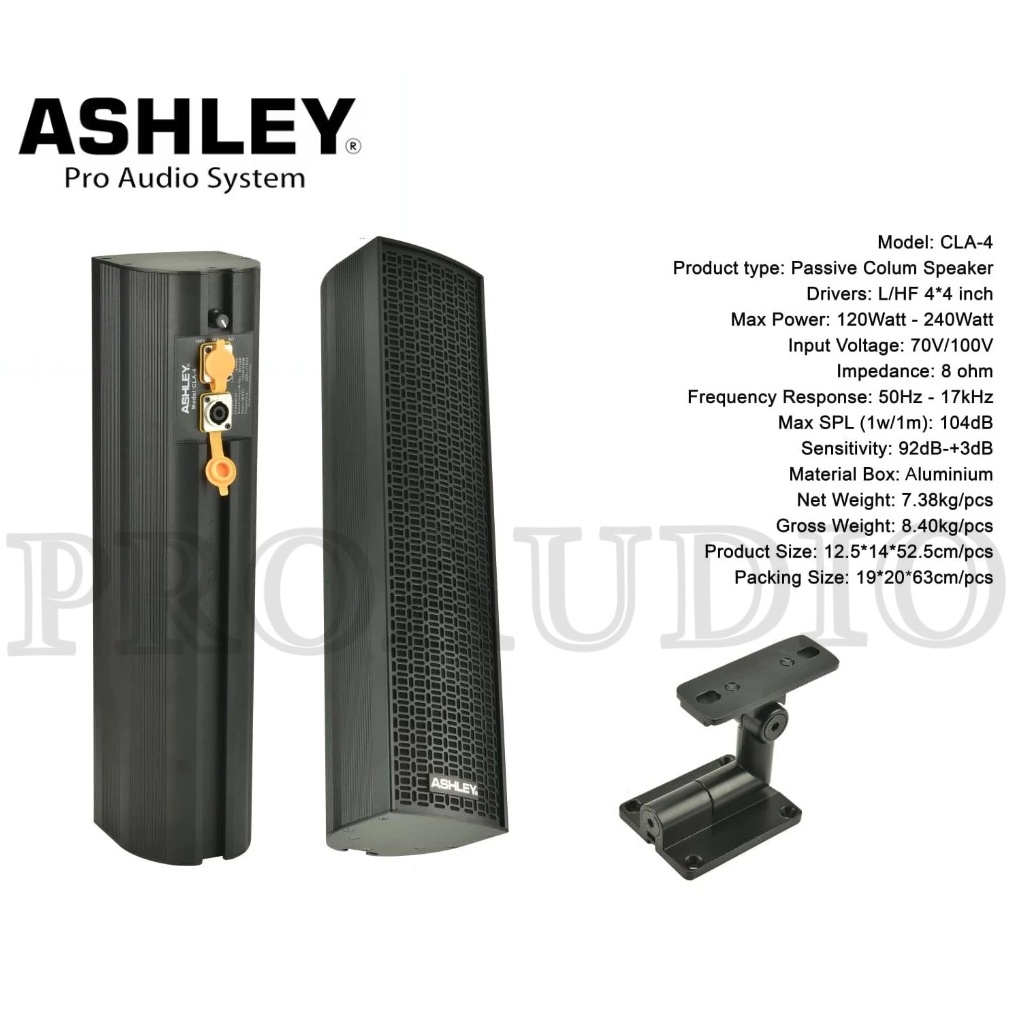 Speaker Colum Ashley CLA 4 / CLA4 Original Pasif Column 4X4 Inch CLA-4 - 1 PCS