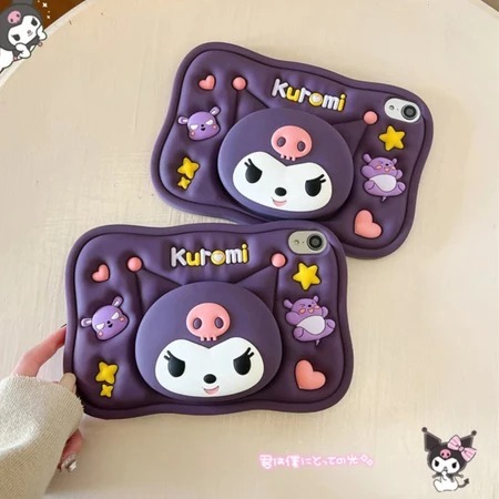 Case Silicone Boneka 4D Kuromi [ Xiaomi Redmipad 2 11inch / Redmipad Se 11 inch ] Sase Lucu Kuromi