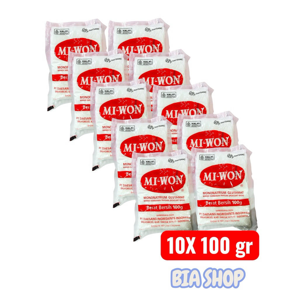 Miwon 100gram perPack isi 10 pcs