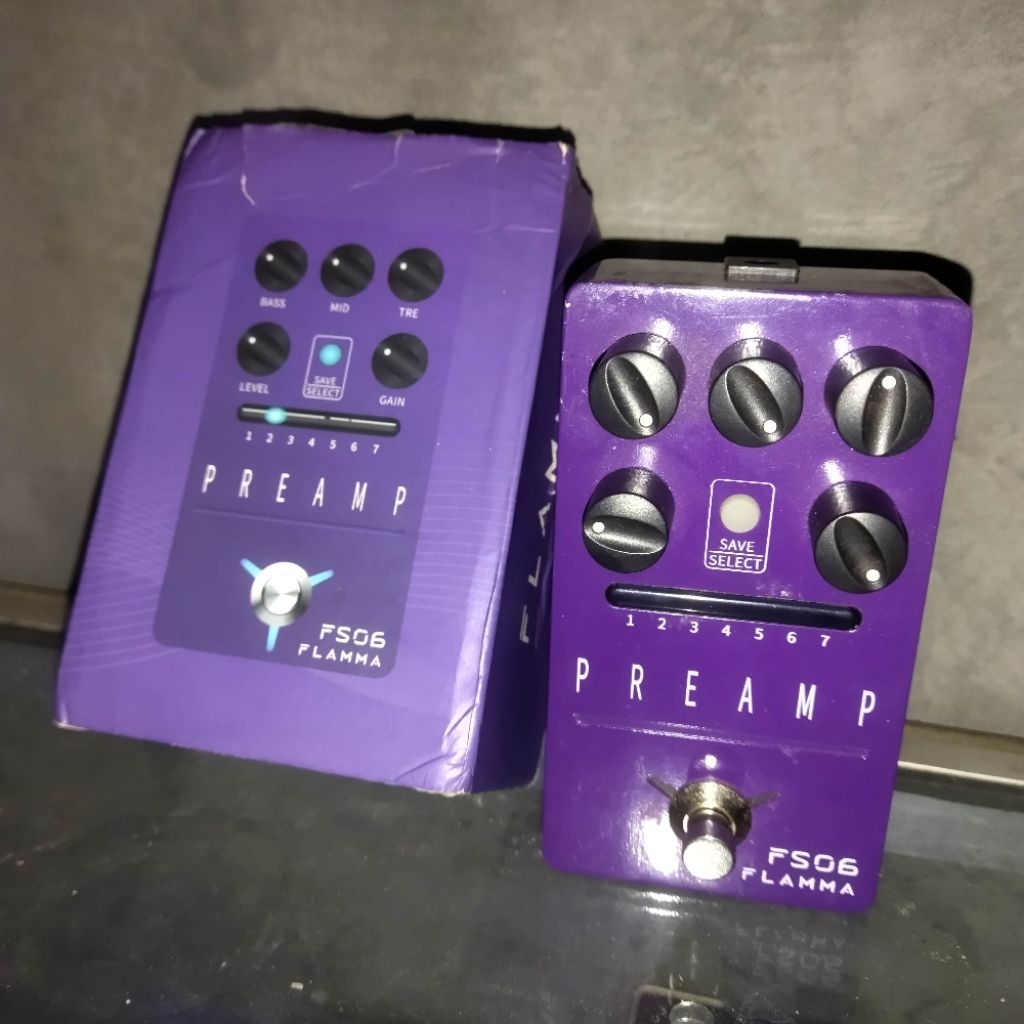 FLAMMA FS06 PREAMP CABINET SIMULATOR INTERNAL TONE FENDER VOX FRIEDMAN MARSHALL PEAVEY MESA BOOGIE N