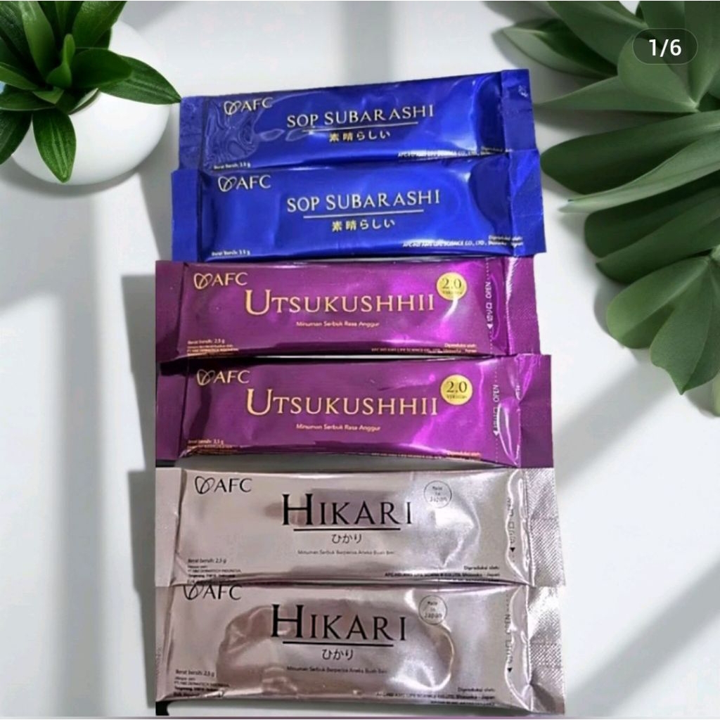 SOP SUBARASHI 1 SACHET SUPERFOOD REGENERASI AFC JAPAN