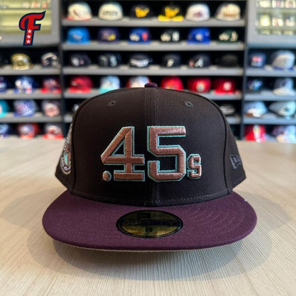 Topi New Era MLB Houston Astros 2000 Inaugural Season Patch 59FIFTY Baseball Fiited Hat Original