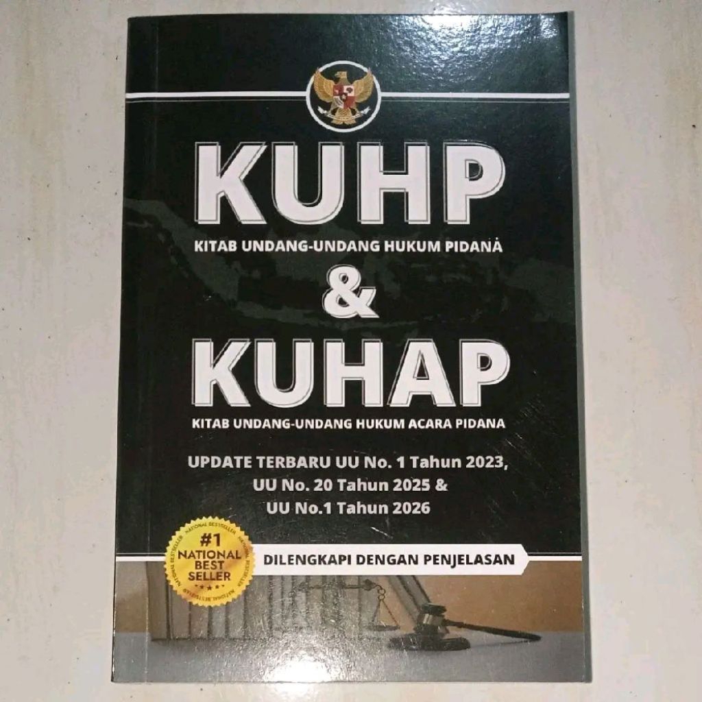 Buku KUHP dan KUHAP Terbaru dilengkapi dengan penjelasannya