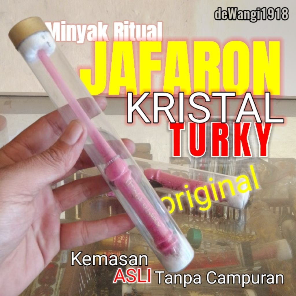 jafaron Zafaron kristal merah putih turki original