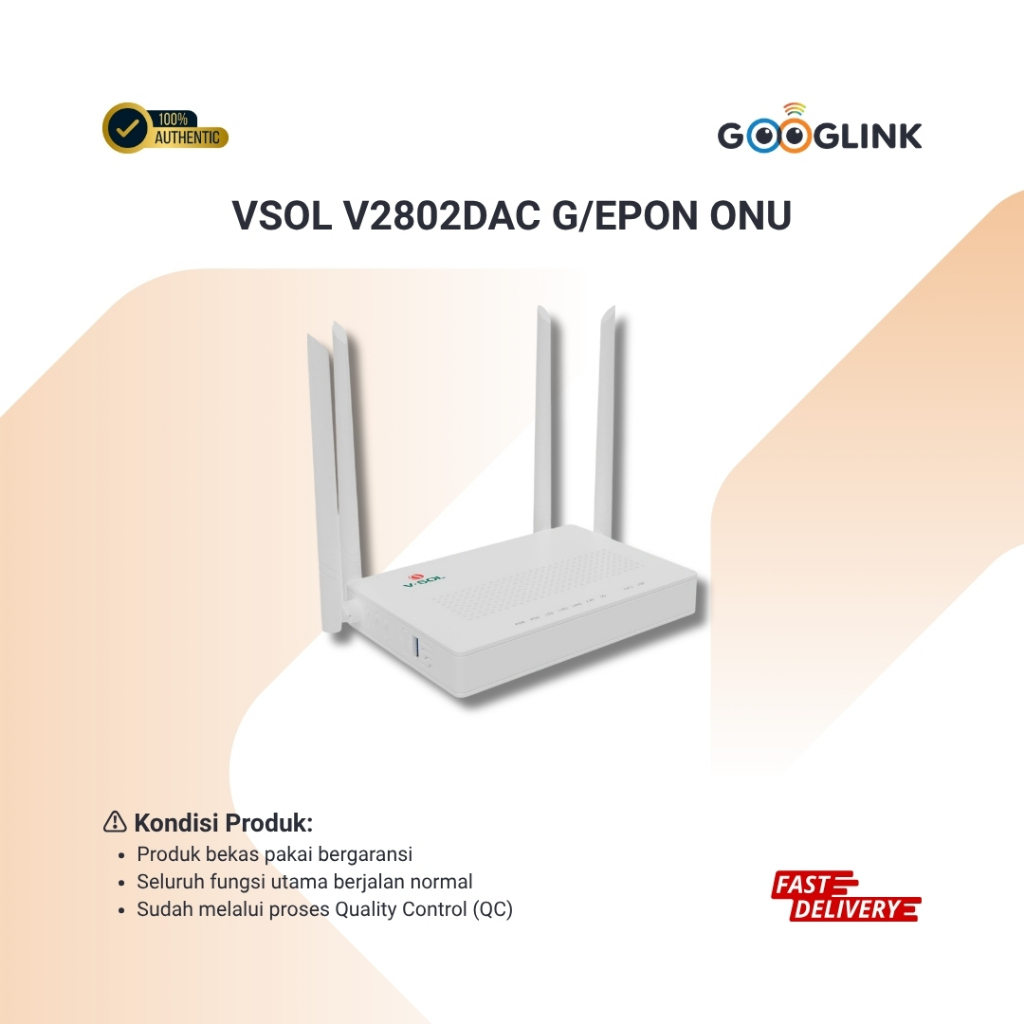 [BEKAS] VSOL V2802DAC GPON / EPON ONU ONT WiFi Dual Band
