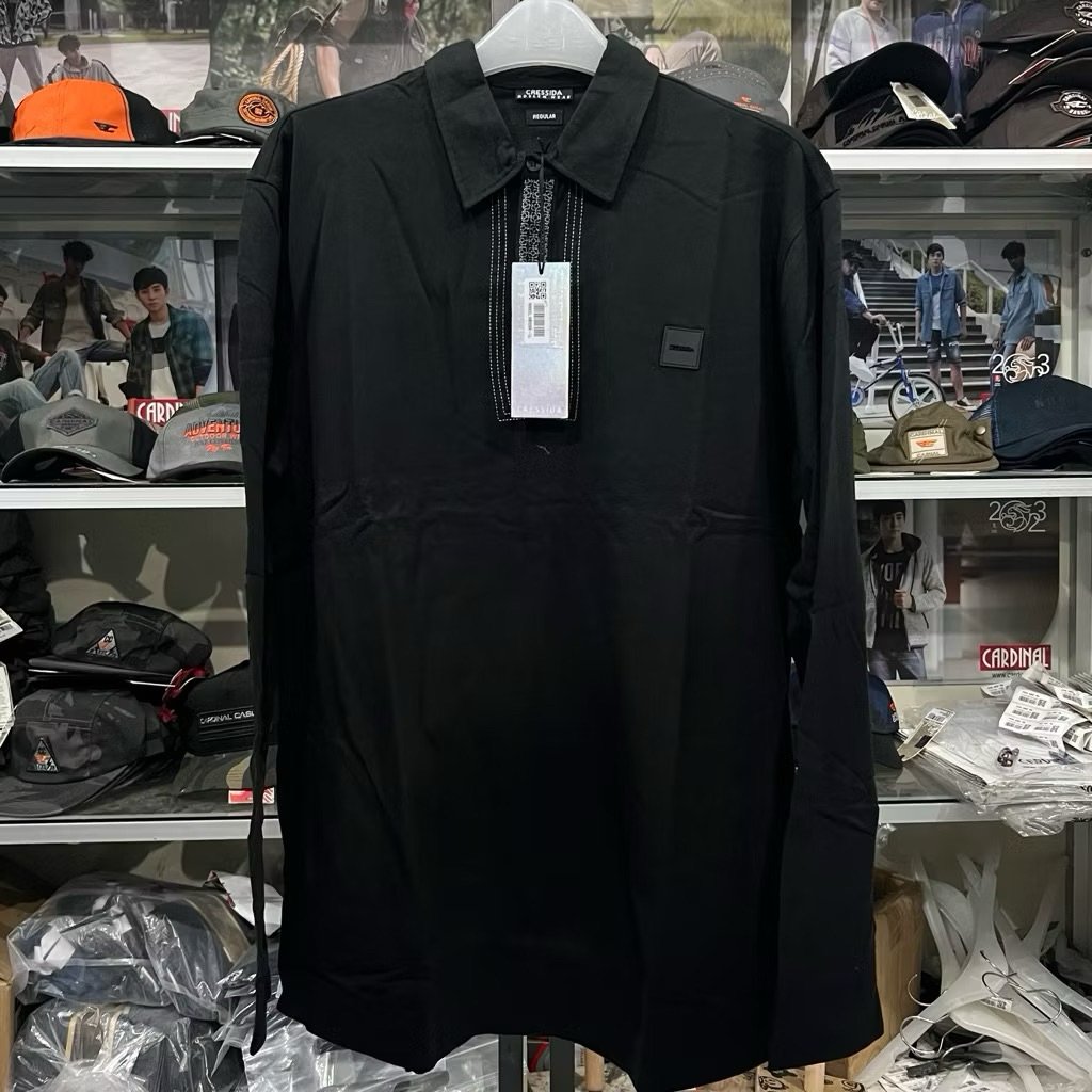 Kaos Model Koko Cressida Lengan Panjang Original