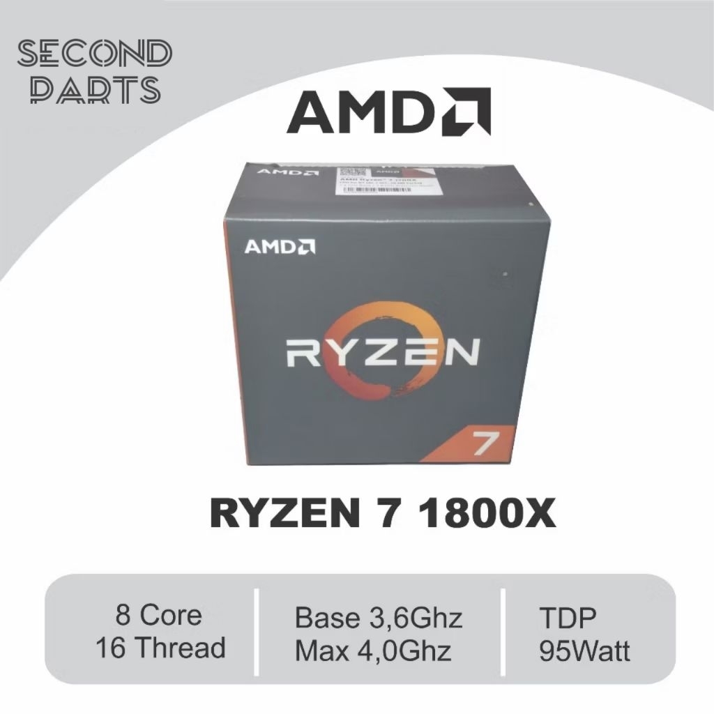 RYZEN 7 1800X SECOND SETARA I7 GEN 7