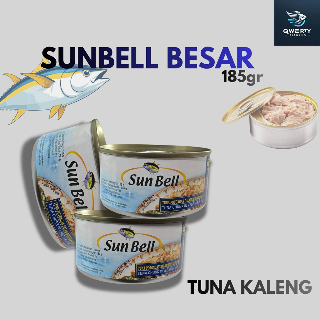Umpan sunbel besar 185gr Ikan tuna dalam minyak khusus pancing