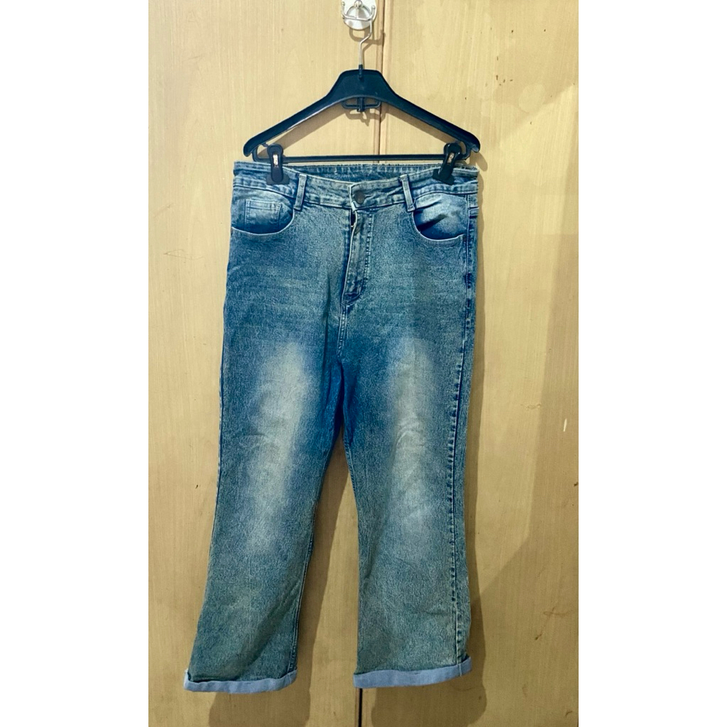 Celana Jeans lupe Cutbray By SYS CLOTHIER
