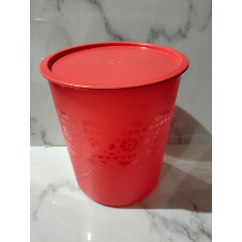 mosaic canister tupperware