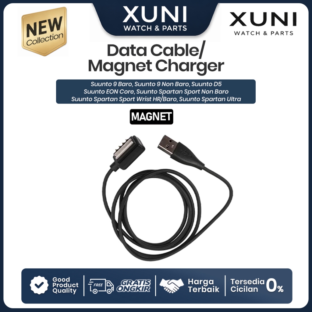 Kabel Data Kabel Charger Charging Cable Type MAGNET Suunto Spartan Sport Non Baro Suunto 9