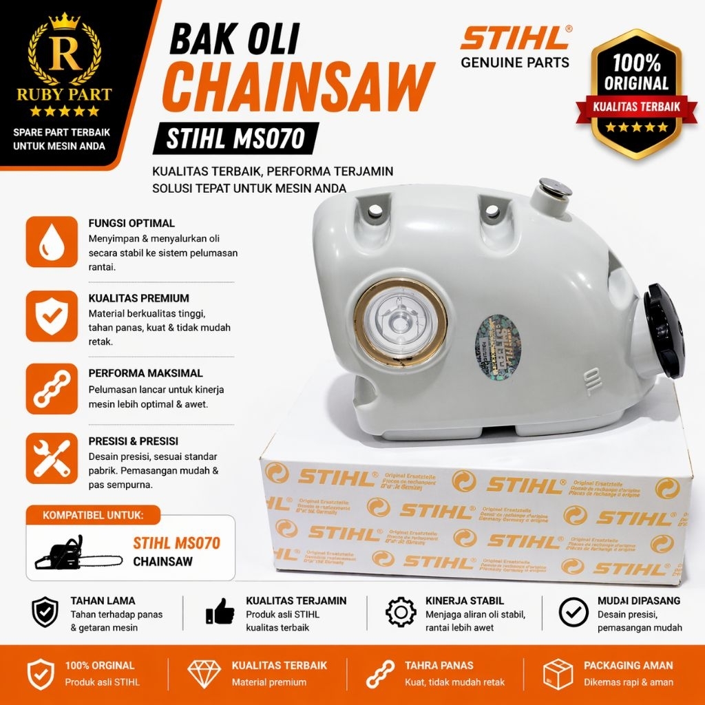 Stihl Bak Oli Chainsaw Ms070 Ori
