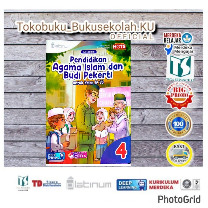 Diskon BUKU PLATINUM PEND AGAMA ISLAM KELAS 4 SD/MI TERBARU 2026 PENERBIT TIGA SERANGKAI