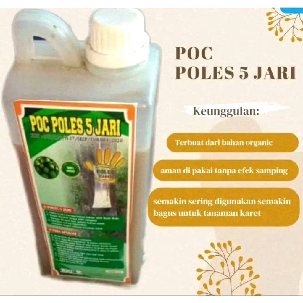 [DISTRIBUTOR POC  POLES 5 JARI] PERANGSANG GETAH KARET