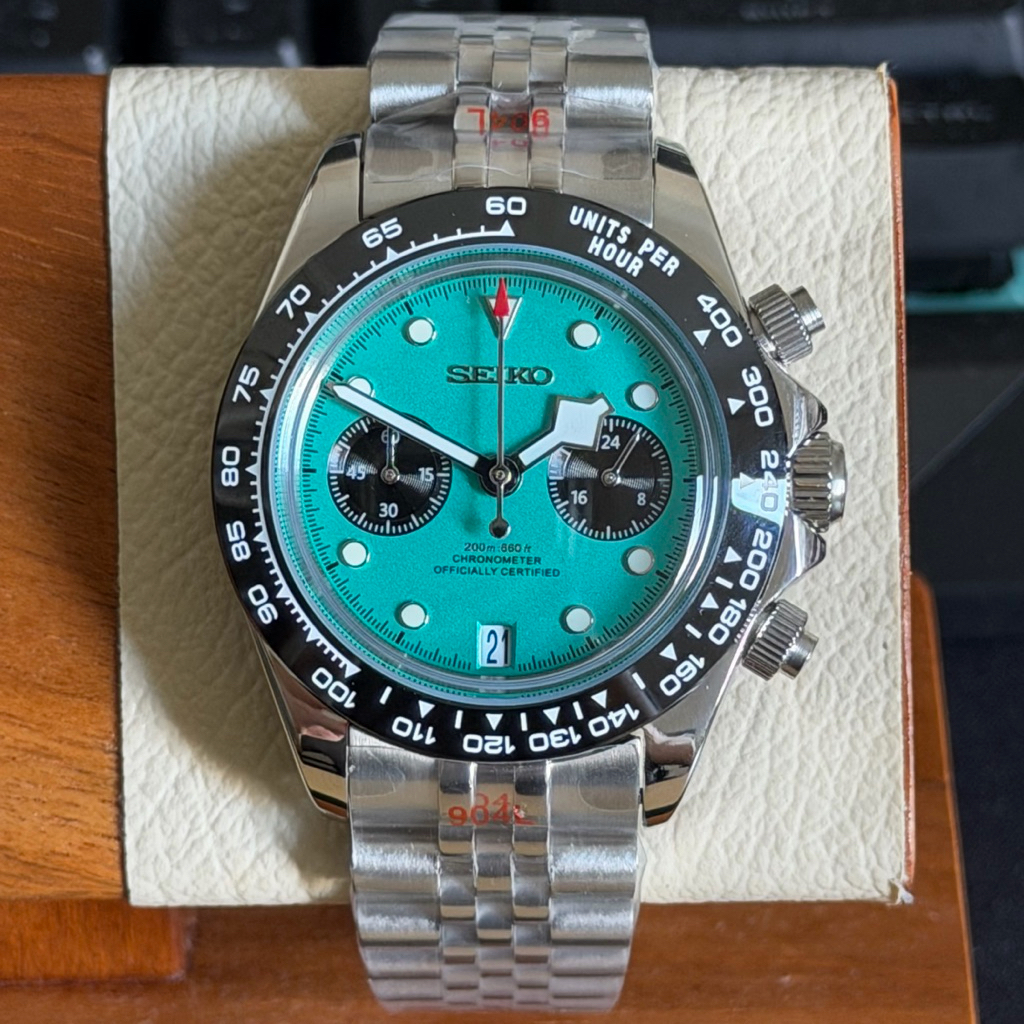 Seiko Daytona Blue Pastel Blackbay VK63 Chronograph Exclusive