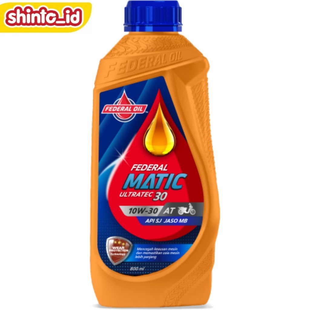 Oli Mesin Motor Matic Federal Ultratec 800ml
