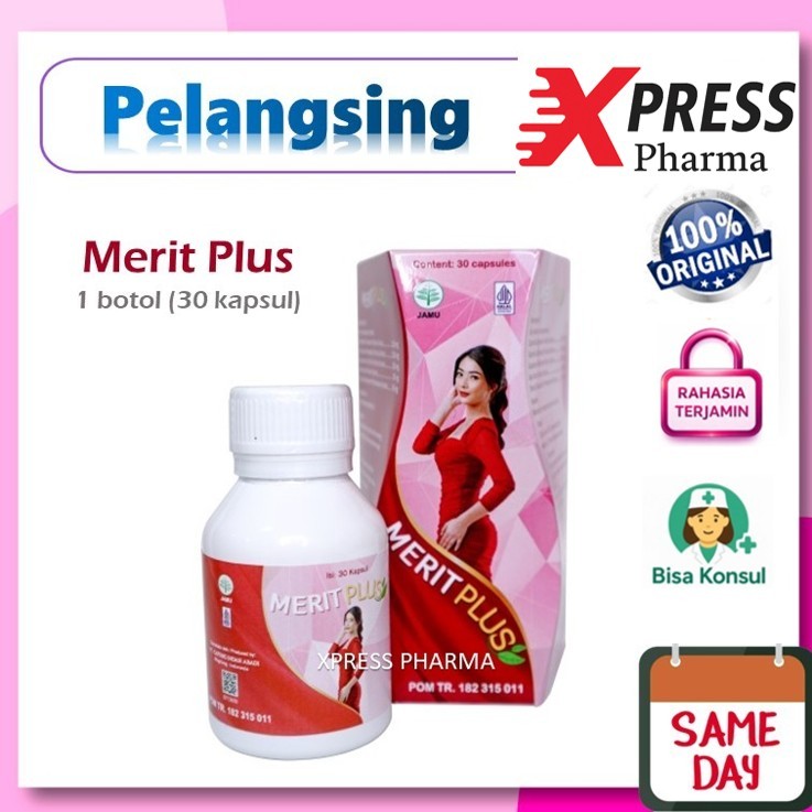 XPRESS  Merit Plus Pink Obat Diet Alami Herbal Langsing Merah