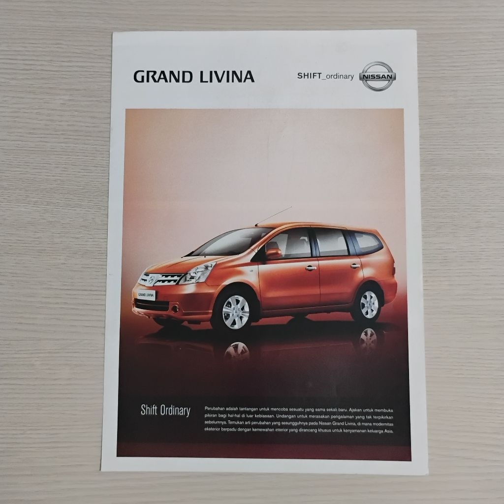Brosur Nissan Grand Livina L10 2007
