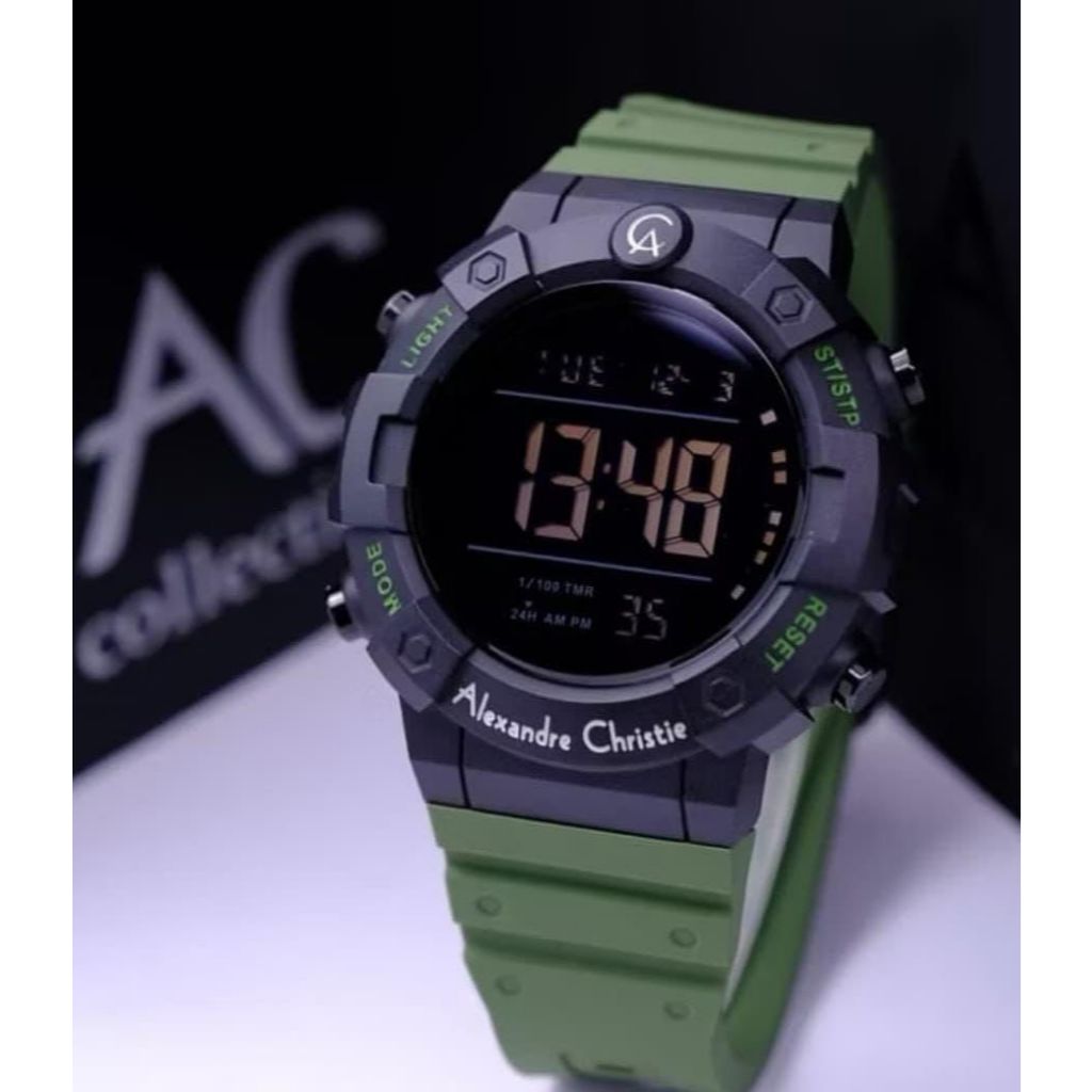 Alexandre Christie ACF9388 Jam Tangan Digital Pria