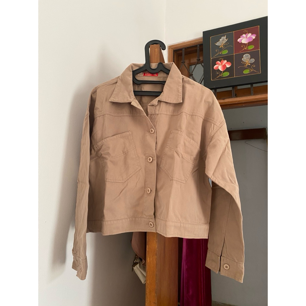 Jacket wanita crop Diesel house ladies PRELOVED