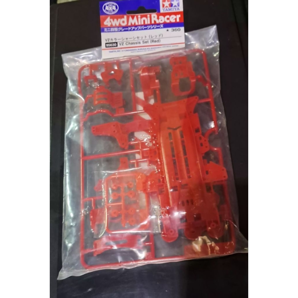chassis vz red (merah) Tamiya